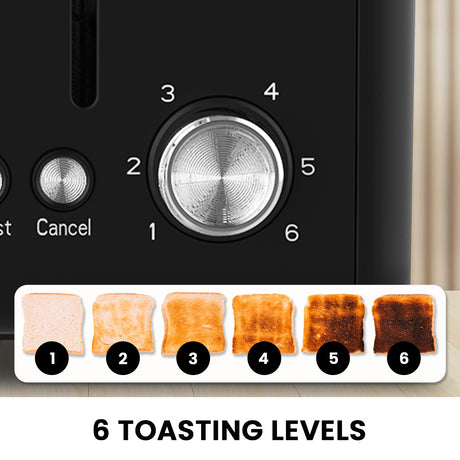 Silver slice toaster.