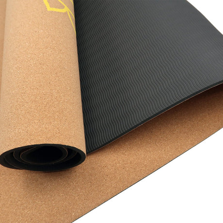Yoga mat, with a non-slip base, eco friendly, lightweight.