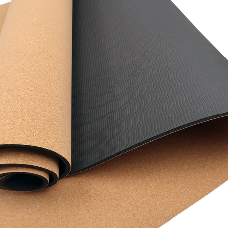 Yoga mat, with a non-slip base, eco friendly, lightweight.