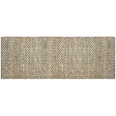 Green jute runner, 50 x 120 cm, eco friendly.