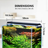 11W Aquarium Blue White LED Light for Tank 50-70cm