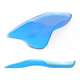 Half insoles, gel arch support foot pads, L size.