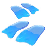 Bibal half gel insoles with arch support, size L.