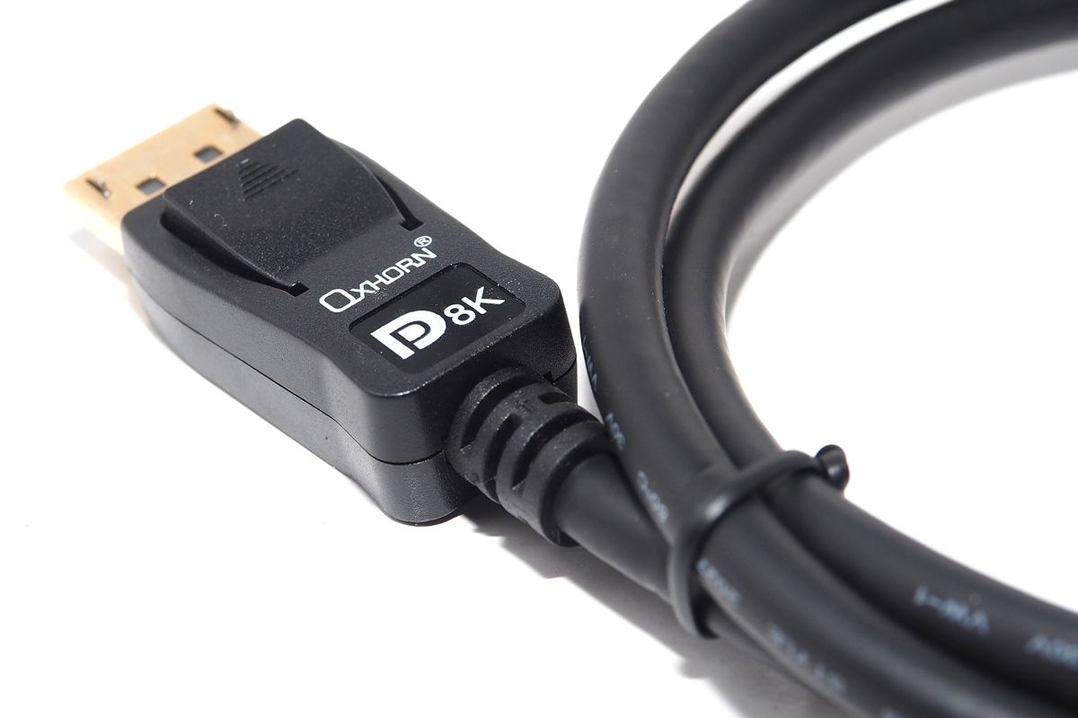 OXHORN DisplayPort cable, 1.8m.
