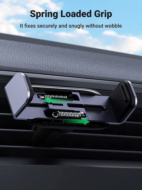 Vent phone holder.
