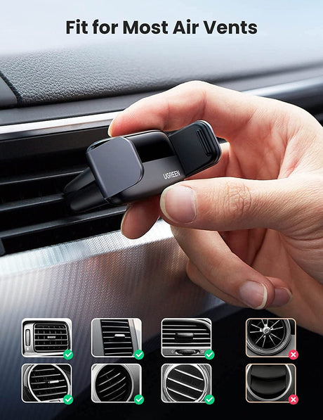 Vent phone holder.