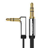 UGREEN Male black angle AUX cable, 3.5mm.