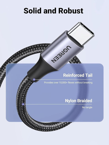 Nylon fast charging cable.