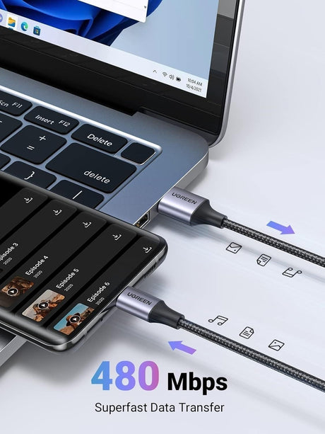 Nylon fast charging cable.