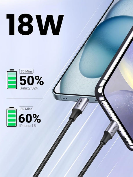 Nylon fast charging cable.