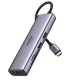 Ugreen 60515 USB-C to HDMI/Ethernet Adapter with Card Reader.