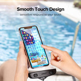 Black waterproof bag.