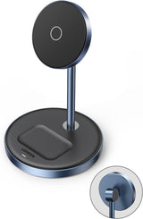 Magnetic charging station.