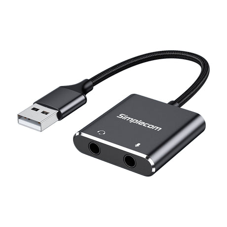 Simplecom TRS sound card adapter, 3.5mm.