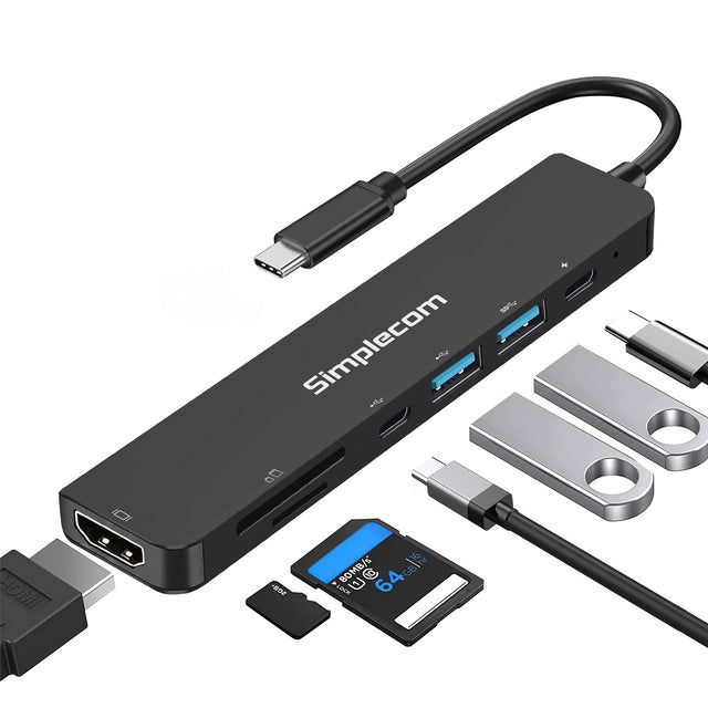 Simplecom CH547 USB-C 7-in-1 multiport adapter