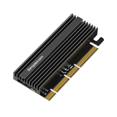 Simplecom NVMe black aluminium desktops.