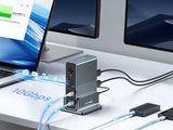 ACASIS DS-7A15 15-in-1 USB-C Dock Triple 4K HDMI DP 10Gbps PD Docking Station