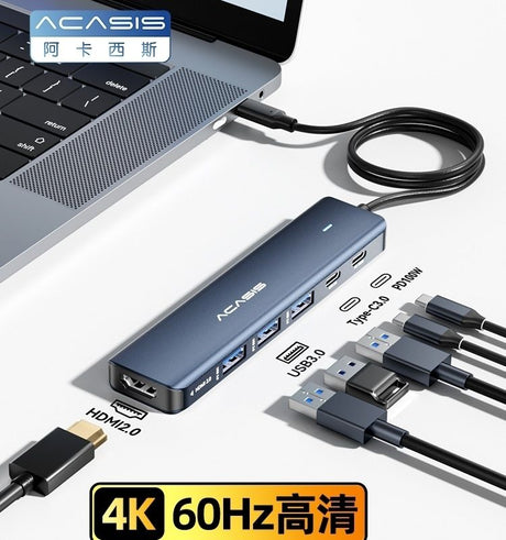 ACASIS USB-A hub, 100W, lightweight, model DS9901.