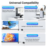 ACASIS EC-5351C 3.5" SATA HDD Protocols Enclosure - USB3.2 Gen1 5Gbps Max 30TB with AC Power Supply