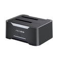 Acasis EC-6104 Dual Bay 2.5/3.5" Sata HDD SSD Enclosure USB 3.2 5Gbps 60TB.