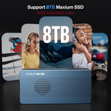 ACASIS TBU405PRO USB4 NVMe M.2 SSD Enclosure 40Gbps 2280 w/ Cooling Fan