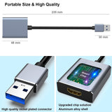 BENFEI 000334GY USB 3.0 to HDMI Adapter, USB 3.0 to HDMI Male Adapter for Windows 11/10/8/7 (NOT for MAC)