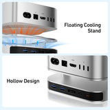BENFEI 000438GY 10 in 1 USB-C Docking Station - 10Gbps NVMe SSD Enclosure + 4K DP , USB-C x 2, USB-A x 4, SD/TF