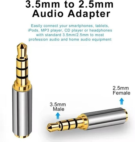 BENFEI Male adapter, 3.5mm, lightweight.