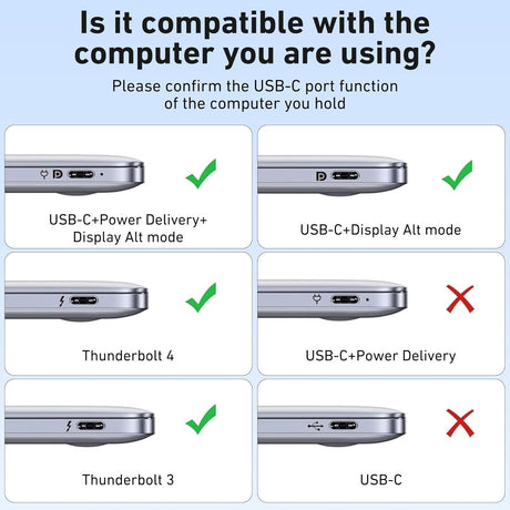 Benfei 000495GY 10-in-1 USB C Hub 4K Hdmi + RJ45 + 100W PD + USB-C + USB x 4 +TF/SD Reader.