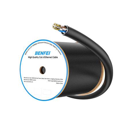 Black PVC cable.