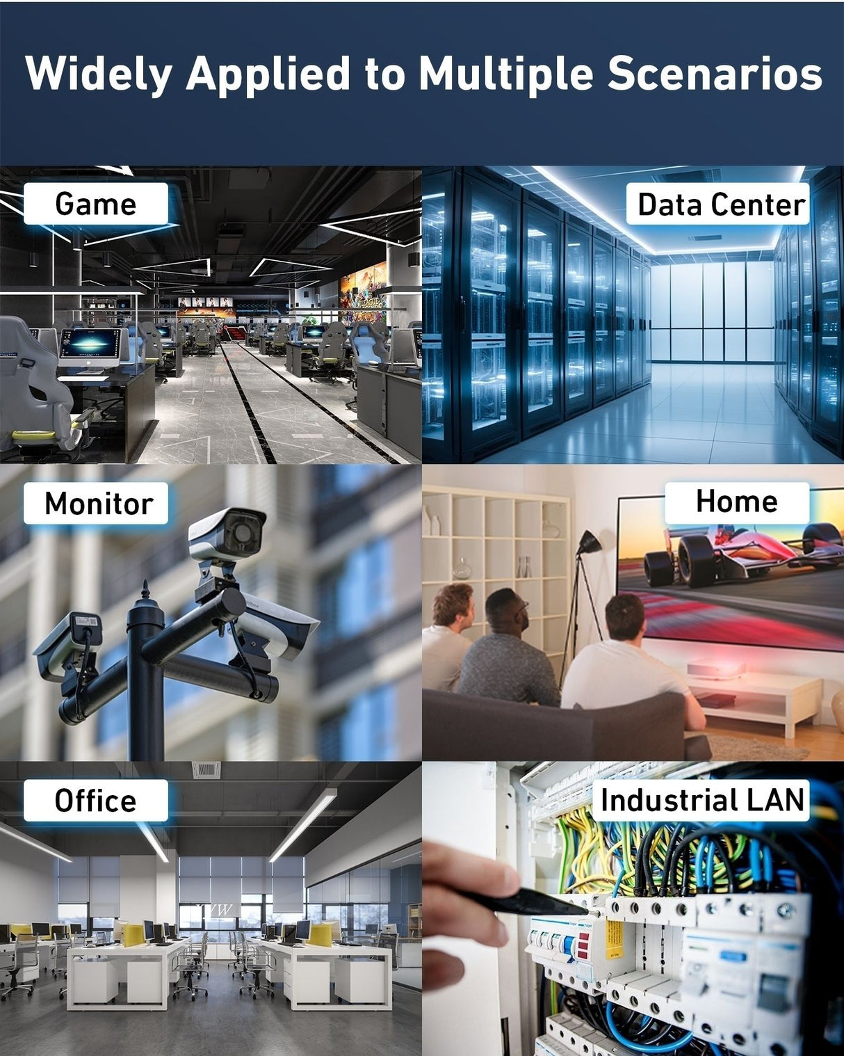 BENFEI 000704BK-305MS Pure Copper Cat 6 Cable 305M-Waterproof Black PE+PVC (Shielded) Double-Layer Jacket