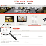 BENFEI 000279BK DP to DP Male to Male Cable 0.9M