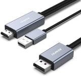 Unidirectional active cable, with a non-slip base.