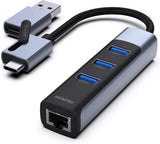 BENFEI port USB hub, with a non-slip base.