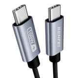 BENFEI silicone fast charging cable, 100W.
