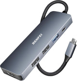 Benfei USB C Hub 5-in-1 with 4K Hdmi Aluminum Case.