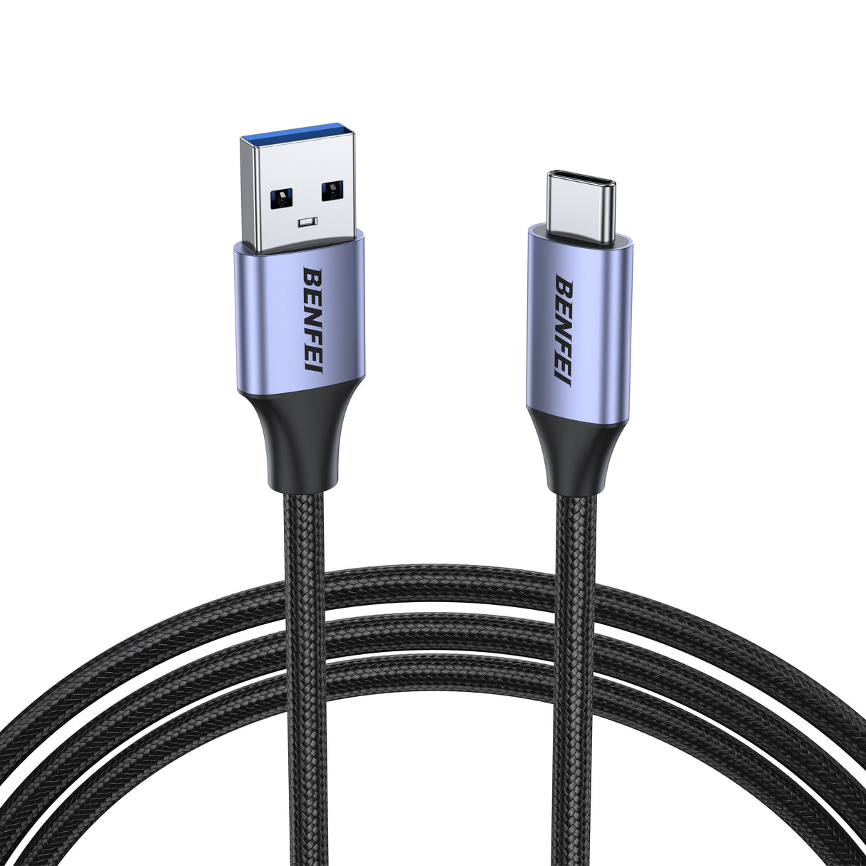 BENFEI 369GY 2M USB 3.0 to USB C Cable, 5Gbps High-Speed Data Sync & 3A Charging