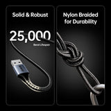 BENFEI 000406GY-2M USB Printer Cable, 6.6 FT/2 Meter USB A to USB B Cable