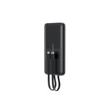 CHOETECH B654 10000mAh Pwer Bank 22.5W USB-A / USB-C / micro USB with built-in USB-C / Lightning cable - black