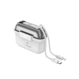 CHOETECH B812-SL WH Mini Bag Digital CCC Certified 10000mAh 30W Fast Charging Power Bank Gold with USB-C + 8-pin iPhone Cables