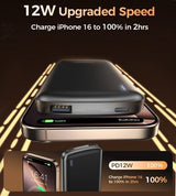 CHOETECH B850 10000mAh 12W USB-A+Type-C Power Bank