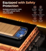 CHOETECH B850 10000mAh 12W USB-A+Type-C Power Bank