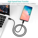 CHOETECH CC0003 USB-C to USB-C Cable 2M Black