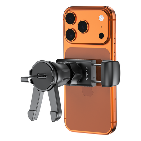Clamp phone holder.