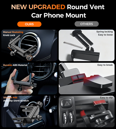 Choetech magnetic car phone mount, model H093-BK.