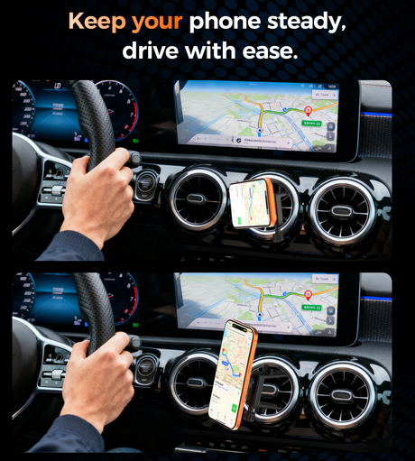 Choetech magnetic car phone mount, model H093-BK.