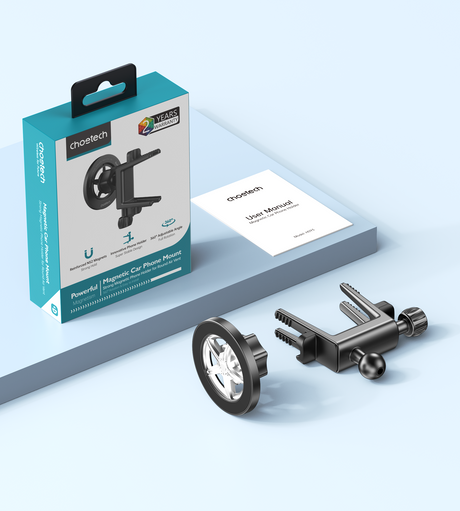 Choetech magnetic car phone mount, model H093-BK.