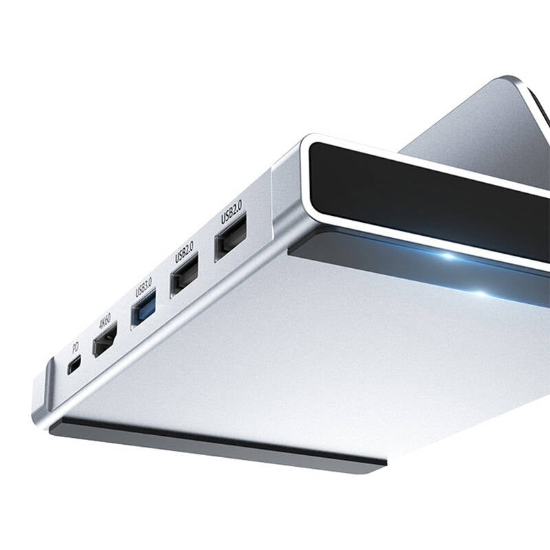 CHOETECH HUB-M77-GY PD100W 5-in-1 USB-C PD+HDMI+USB 3.0A/F+USB2.0 Steam Deck Docking Station