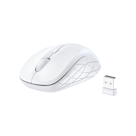 Choetech white mode wireless mouse, lightweight.