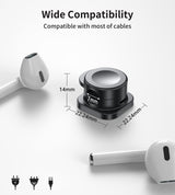 CHOETECH MCC001-BK 6 Pack Professional grade Magnetic Lock Cord Holder Clips Black